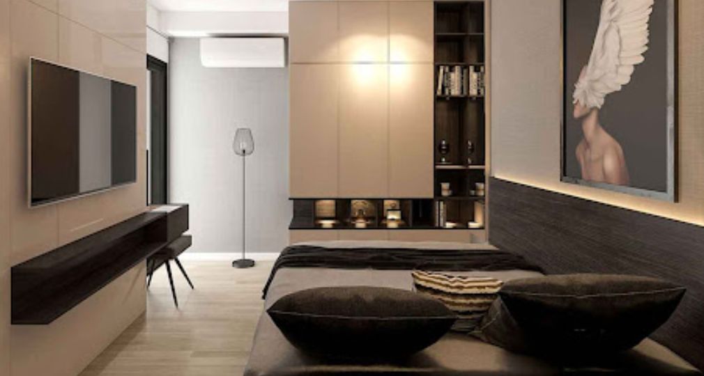 Cho thuê gấp căn hộ 2 phòng ngủ toà B thiết kế hiện đại, DT 70m2 chung cư Intracom Riverside